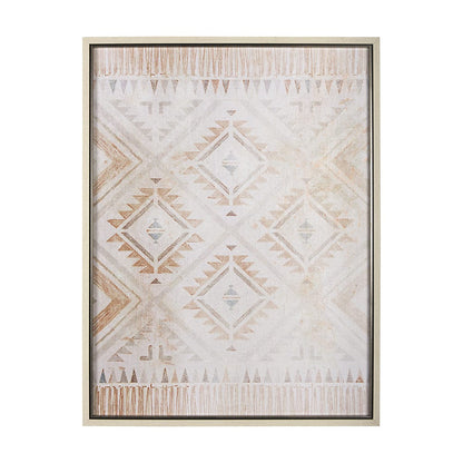 Mercana - Aztec II by Mercana Studio a Hand Embellished Textured Framed Art Print - 14908 view 1