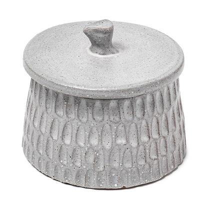 Mercana - Azul Large 5L x 5W Gray Ceramic Detailed Decorative Box - 68914 view 1