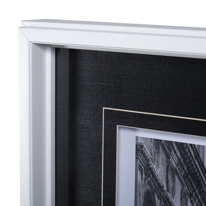 Mercana - B&W Bridge of Sighs by Danny Head a Hand Embellished Textured Framed Art Print Matted under Glass - 12712 view 4