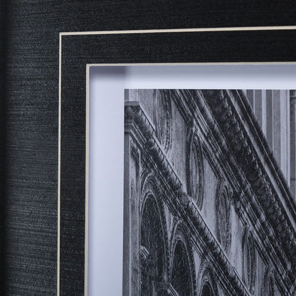 Mercana - B&W Bridge of Sighs by Danny Head a Hand Embellished Textured Framed Art Print Matted under Glass - 12712 view 5