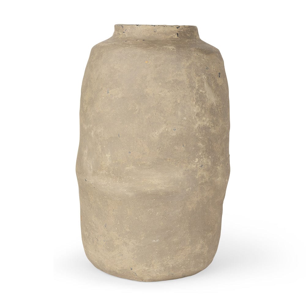 Mercana - Bala Large Gray Paper Mache Vase - 70205 view 1
