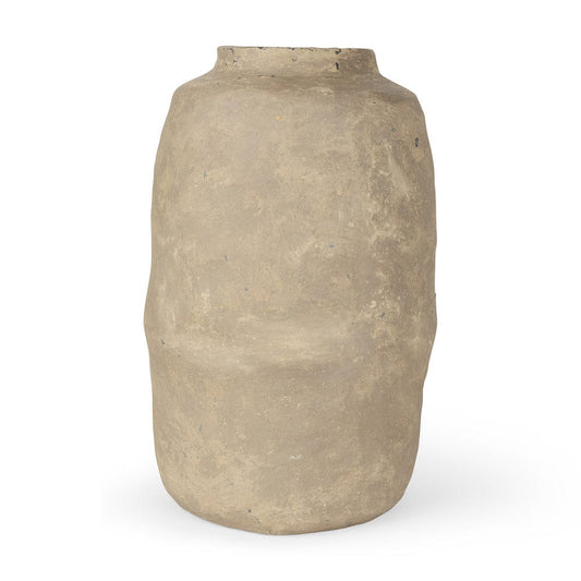Mercana - Bala Large Gray Paper Mache Vase - 70205 view 1