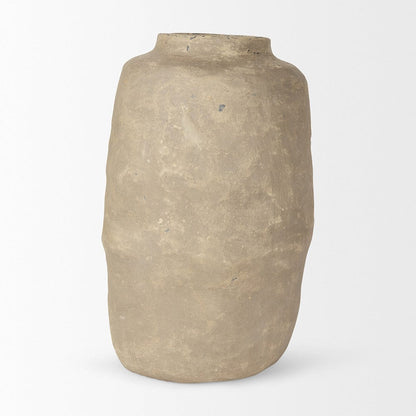 Mercana - Bala Large Gray Paper Mache Vase - 70205 view 2