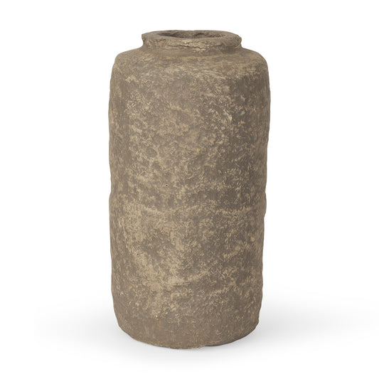 Mercana - Bala Small Gray Paper Mache Vase - 70204 view 1