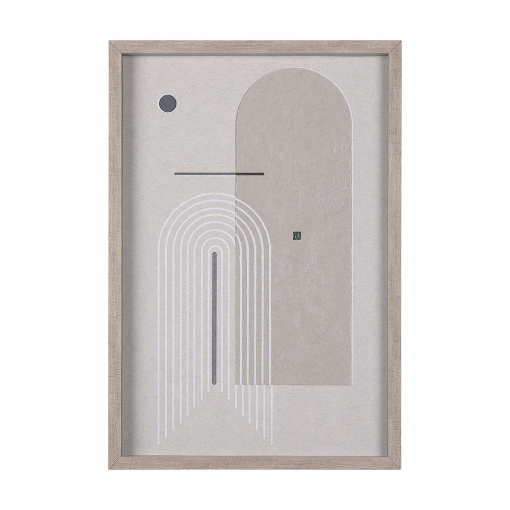 Mercana - Balance II by Mercana Studio a Hand Embellished Textured Framed Art Print Matted under Glass - 14201 view 1