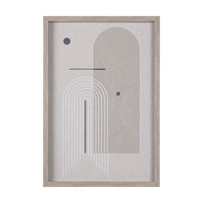 Mercana - Balance II by Mercana Studio a Hand Embellished Textured Framed Art Print Matted under Glass - 14201 view 1