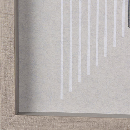 Mercana - Balance II by Mercana Studio a Hand Embellished Textured Framed Art Print Matted under Glass - 14201 view 5