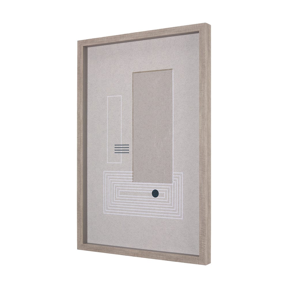 Mercana - Balance VI by Mercana Studio a Hand Embellished Textured Framed Art Print Matted under Glass - 14205 view 2