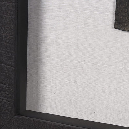 Mercana - Bamboo Relief I by Studio M a handmade Original Framed Artwork under Glass - 15585 view 5
