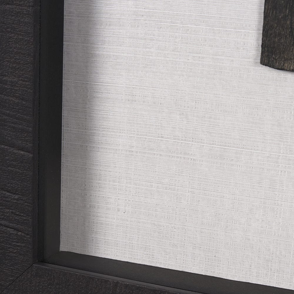 Mercana - Bamboo Relief II by Studio M a handmade Original Framed Artwork under Glass - 15586 view 5