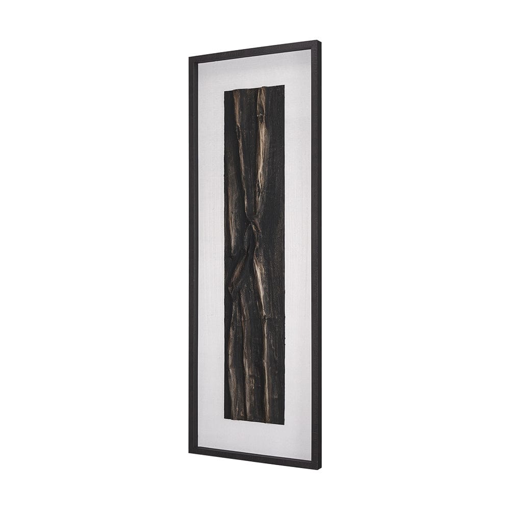Mercana - Bamboo Relief III by Studio M a handmade Original Framed Artwork under Glass - 15587 view 2