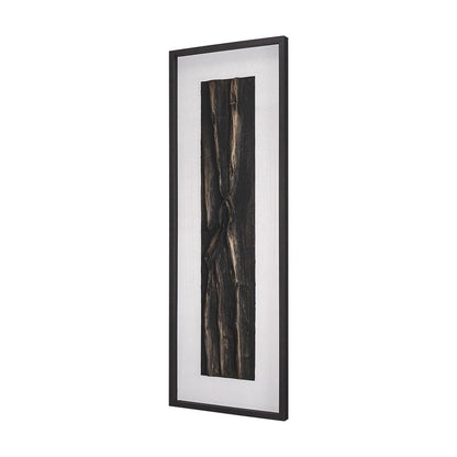 Mercana - Bamboo Relief III by Studio M a handmade Original Framed Artwork under Glass - 15587 view 2