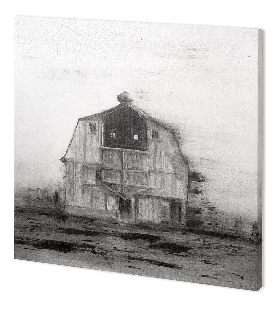 Mercana - Barn House in Wind II by Mercana Studio a Hand Embellished Textured Canvas - 100723-L view 1