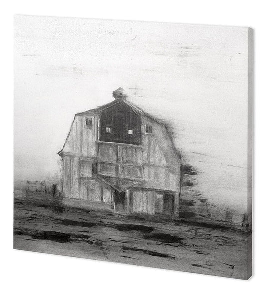 Mercana - Barn House in Wind II by Mercana Studio a Hand Embellished Textured Canvas - 100723-L view 1