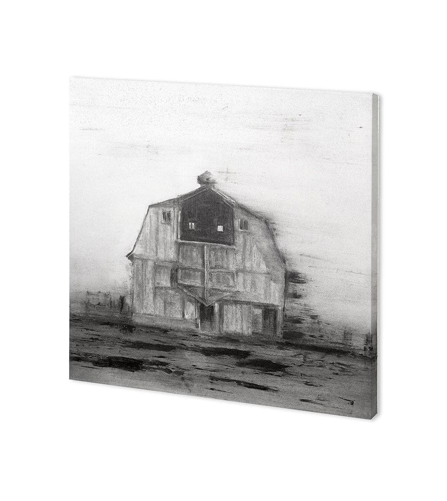 Mercana - Barn House in Wind II by Mercana Studio a Hand Embellished Textured Canvas - 100723-S view 1