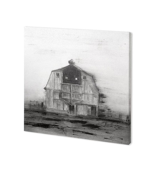 Mercana - Barn House in Wind II by Mercana Studio a Hand Embellished Textured Canvas - 100723-S view 1