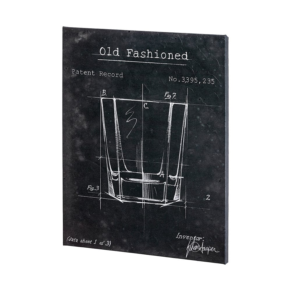 Mercana - Barware Blueprint I by Mercana Studio a Hand Embelished Textured Canvas - 100533-S view 3