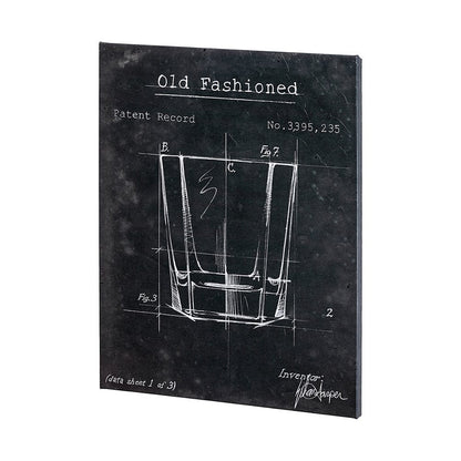 Mercana - Barware Blueprint I by Mercana Studio a Hand Embelished Textured Canvas - 100533-S view 3