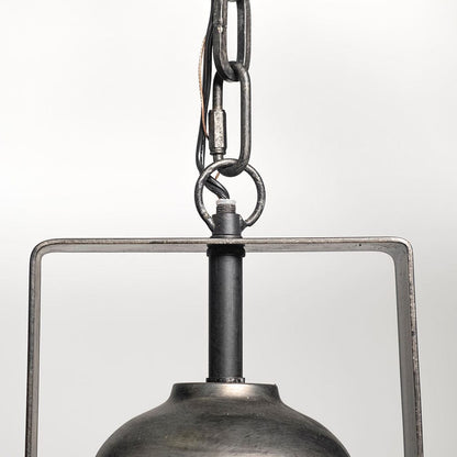 Mercana - Bashaw I 17x20 Gray Toned Metal Dome Pendant Light - 65100 view 5
