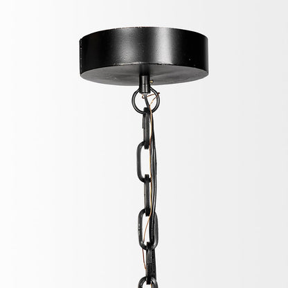 Mercana - Bashaw III 17x20 Black Metal Conical Pendant Light - 68475 view 3