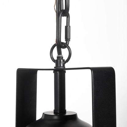 Mercana - Bashaw III 17x20 Black Metal Conical Pendant Light - 68475 view 6