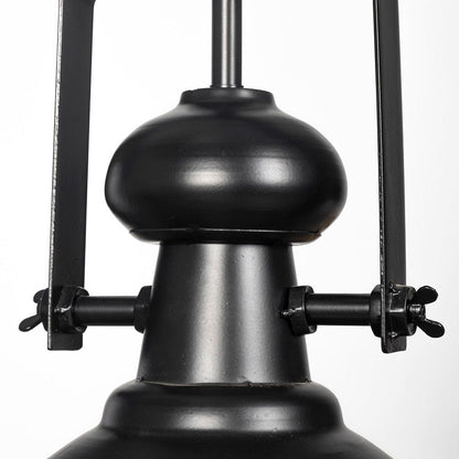 Mercana - Bashaw III 17x20 Black Metal Conical Pendant Light - 68475 view 7
