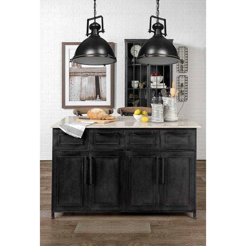 Mercana - Bashaw III 17x20 Black Metal Conical Pendant Light - 68475 view 8