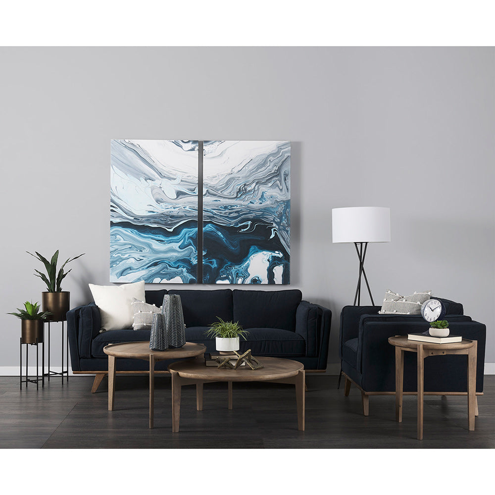 Mercana - Bashir I Small Dark Navy Gloss Ceramic Vase - 68615 view 7