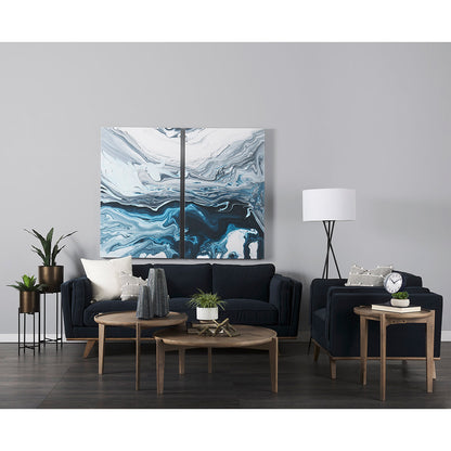 Mercana - Bashir I Small Dark Navy Gloss Ceramic Vase - 68615 view 7