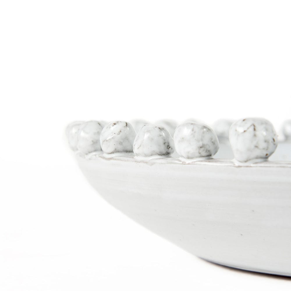 Mercana - Basin 16" Round Off-White Glazed Decorative Bowl - 67677 view 3