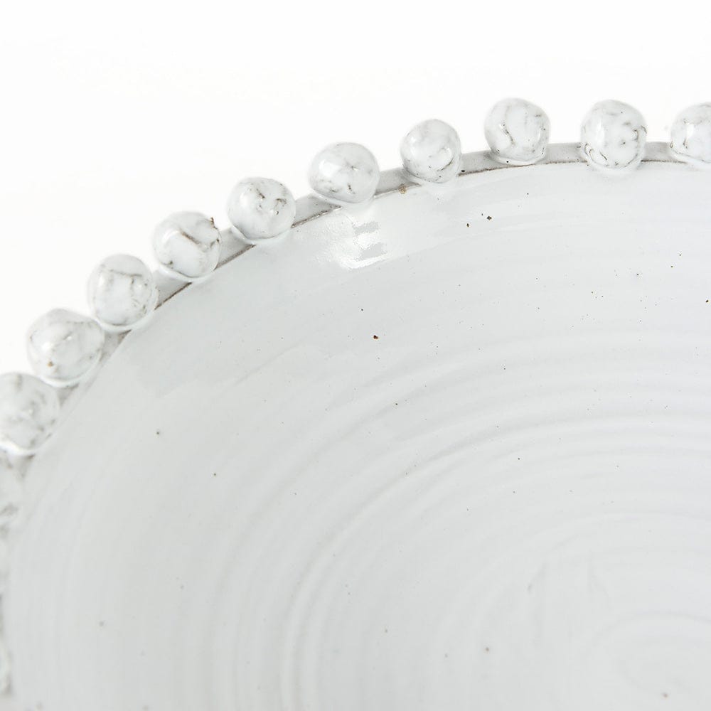 Mercana - Basin 16" Round Off-White Glazed Decorative Bowl - 67677 view 5