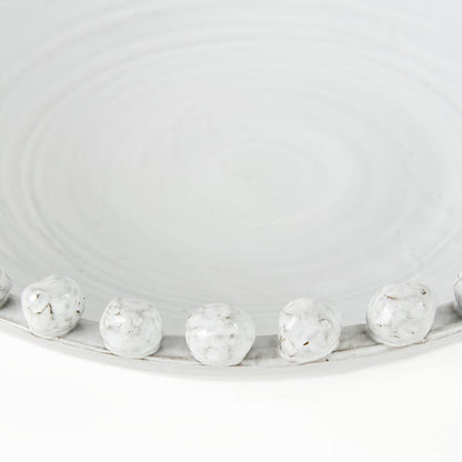 Mercana - Basin 16" Round Off-White Glazed Decorative Bowl - 67677 view 6