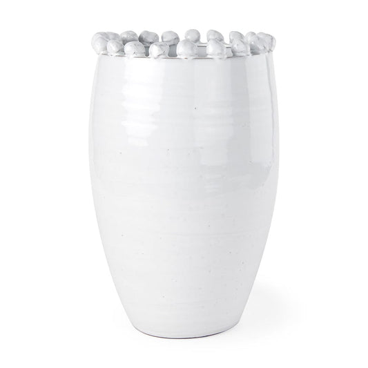 Mercana - Basin Large Off-White Glazed Vase - 70164 view 1