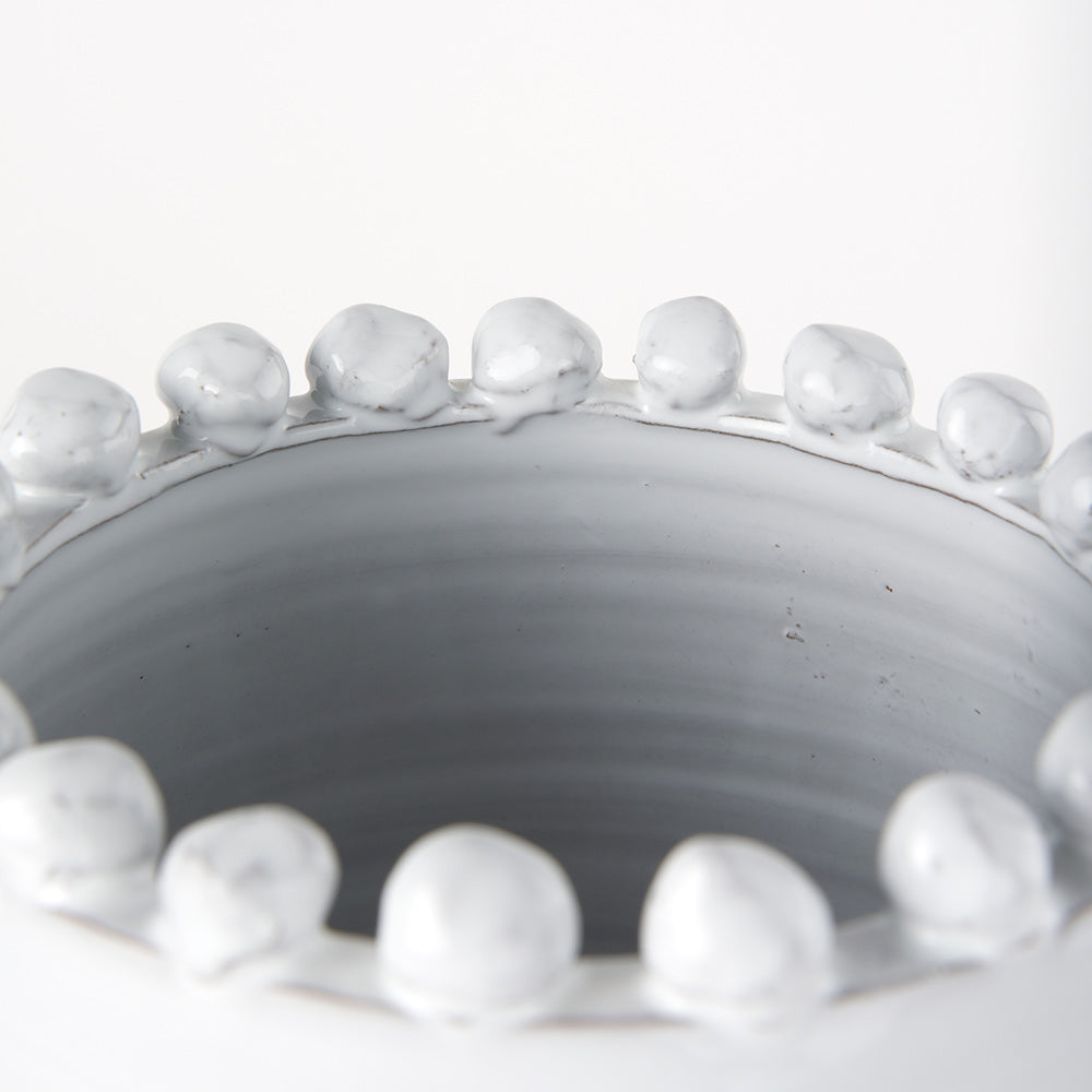 Mercana - Basin Large Off-White Glazed Vase - 70164 view 4