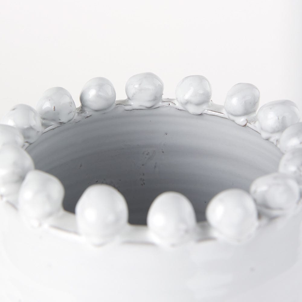 Mercana - Basin Medium Off-White Glazed Vase - 70163 view 4