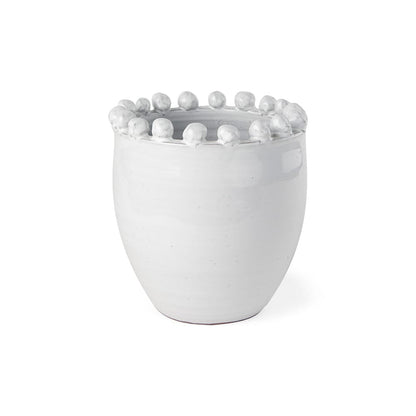 Mercana - Basin Small Off-White Glazed Vase - 70162 view 1