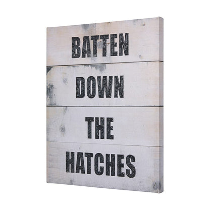 Mercana - Batten Down The Hatches by Mercana Studio a Hand Embellished Textured Canvas - 102183-L view 2