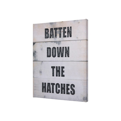 Mercana - Batten Down The Hatches by Mercana Studio a Hand Embellished Textured Canvas - 102183-S view 2
