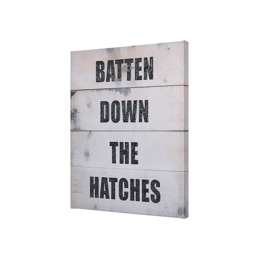 Mercana - Batten Down The Hatches by Mercana Studio a Hand Embellished Textured Canvas - 102183-S view 2
