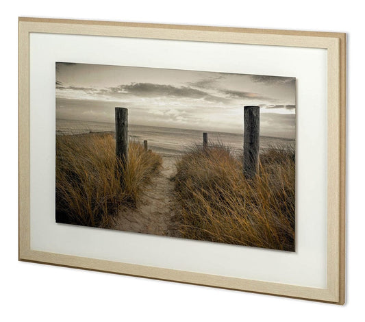 Mercana - Beach Day by Frank Assaf a Hand Embellished Textured Framed Art Print - 11684 view 1