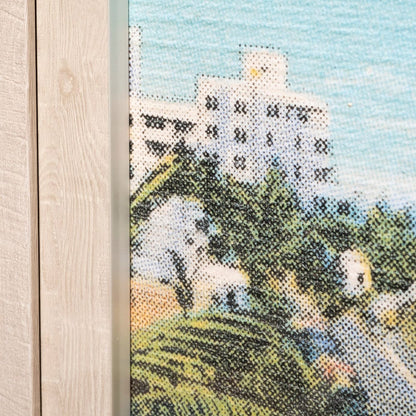 Mercana - Beach Postcard II by Wild Apple Portfolio a Framed Art Print Matted under Glass - 13511 view 6