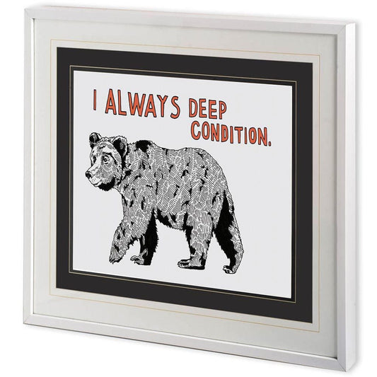 Mercana - Bear by Marie, Natasha a Framed Art Print Matted under Glass - 10303 view 1