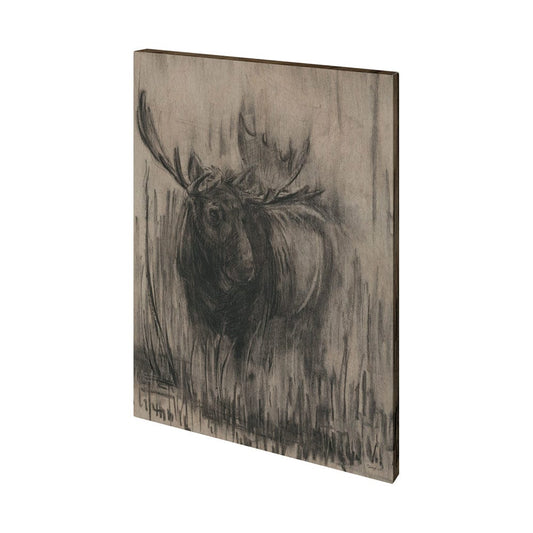 Mercana - Bear & Moose I by Mercana Studio a Hand Embellished Textured Canvas - 101328-L view 1