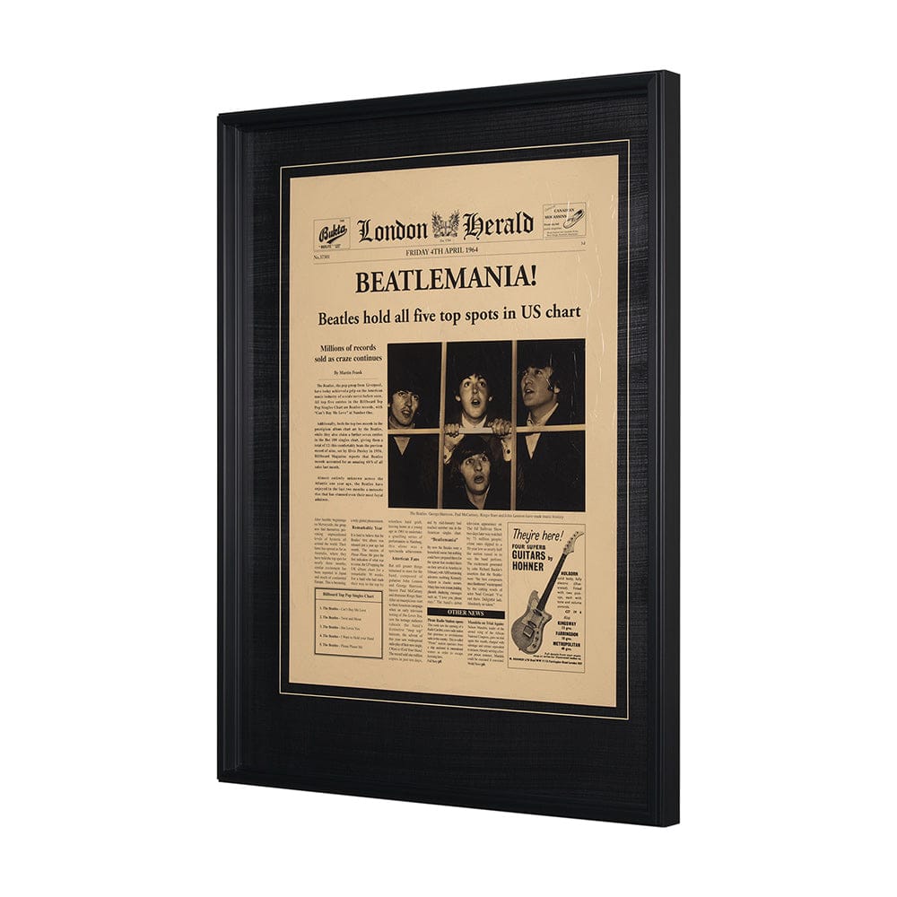 Mercana - Beatlemania! by The Vintage Collection a Hand Embellished Framed Art Print Matted under Glass - 15697 view 2