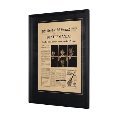 Mercana - Beatlemania! by The Vintage Collection a Hand Embellished Framed Art Print Matted under Glass - 15697 view 2