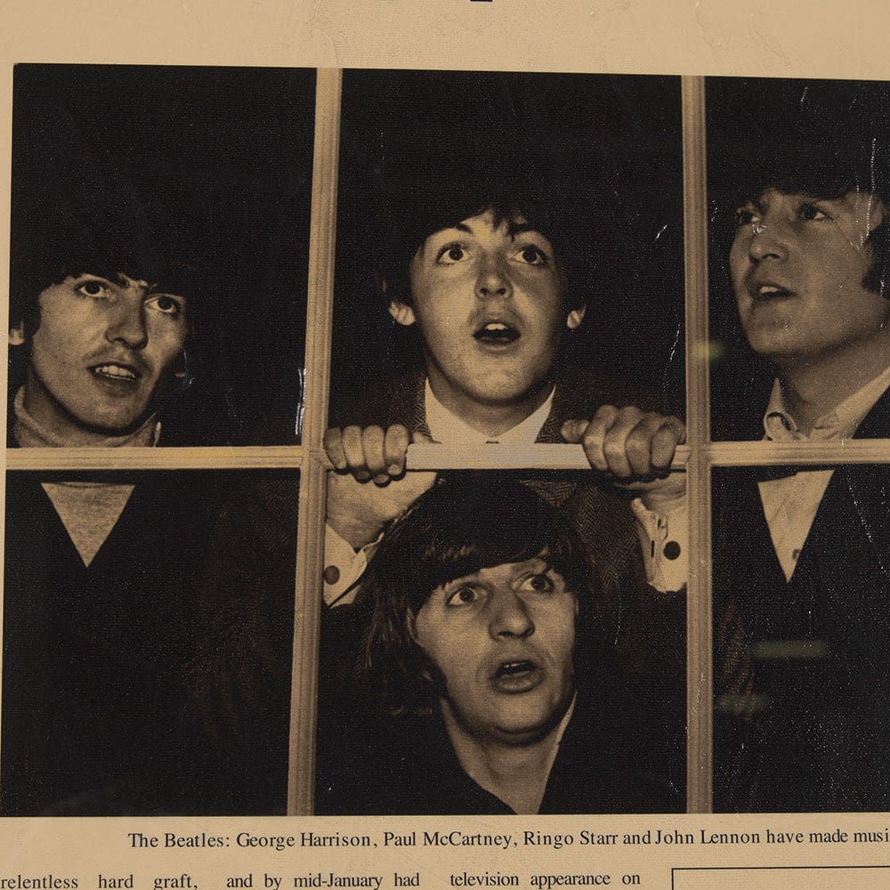 Mercana - Beatlemania! by The Vintage Collection a Hand Embellished Framed Art Print Matted under Glass - 15697 view 6