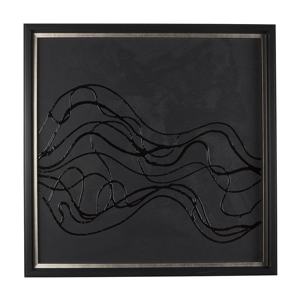Mercana - Bee Dance I by Studio M a handmade Original Framed 3D Textured Artwork - 14669 view 1