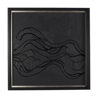 Mercana - Bee Dance I by Studio M a handmade Original Framed 3D Textured Artwork - 14669 view 1