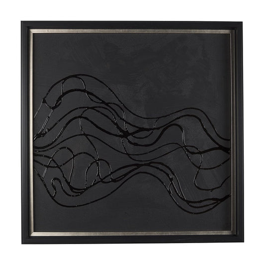 Mercana - Bee Dance I by Studio M a handmade Original Framed 3D Textured Artwork - 14669 view 1