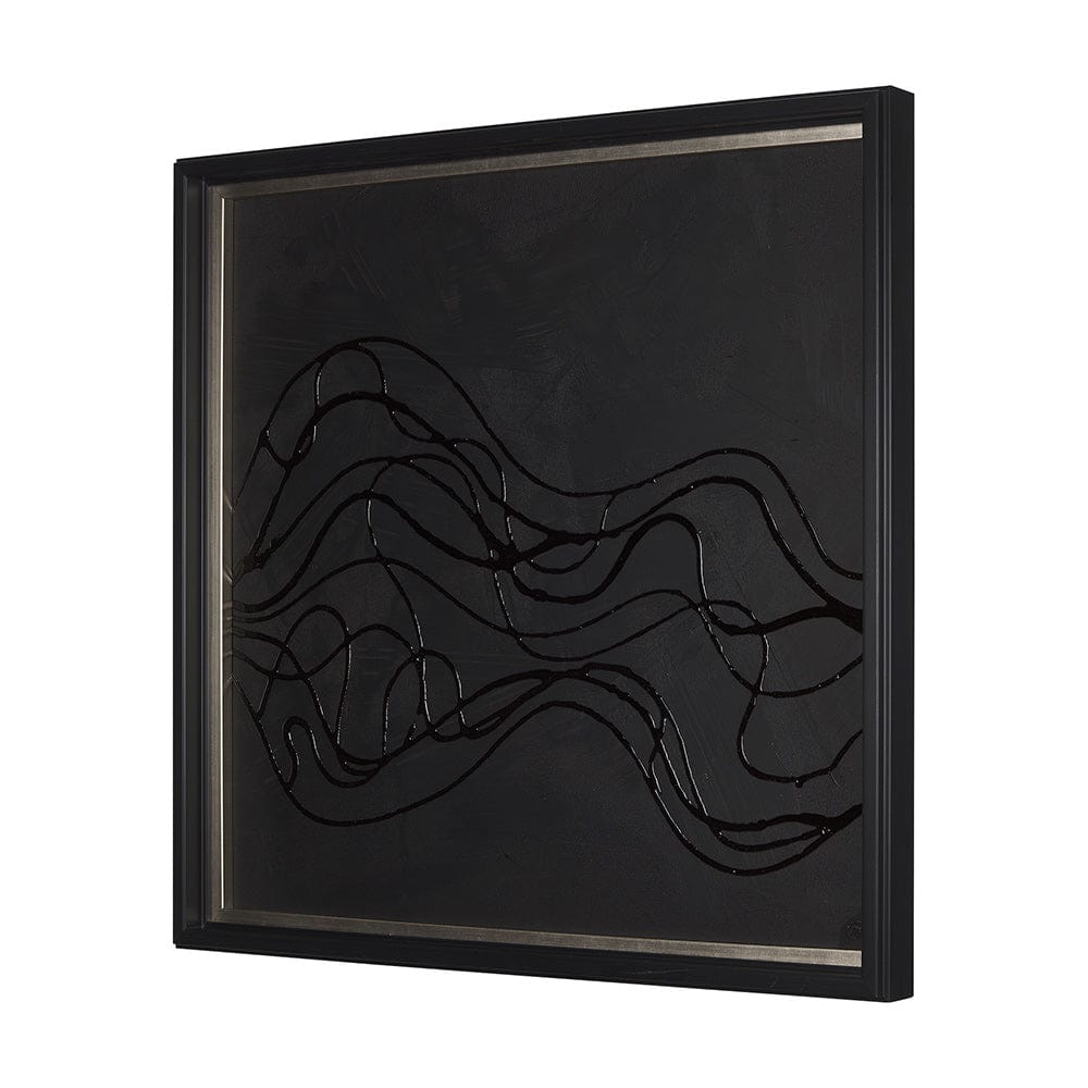 Mercana - Bee Dance I by Studio M a handmade Original Framed 3D Textured Artwork - 14669 view 2